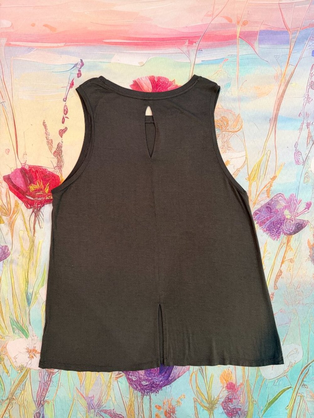 🖤 Halogen Olive Sleeveless Tank Top | Size Large | Classic Essential 🌿✨ - Picture 5 of 8